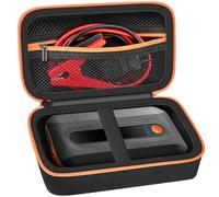Car Jump Starter Case Compatible with AstroAI B8, Hard EVA Shockproof Storage Bag with Portable Handle & Mesh Pocket for Accessories, Black (Case Only, Device Not Included)