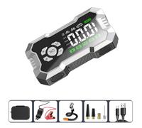 Car Jump Starter Cordless Electric Tire Inflator Mobile Power Car Battery Boosters Digital Display Air Pumps with Flashlight Travel Pumps