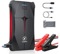 Car Jump Starter, FLYLINKTECH 4000A 12V Portable Car Battery Booster Jump Starter Power Pack (up to 9.0L Gas Or 8.5L Diesel Engine), Power Bank with LED Flashlight, IP67