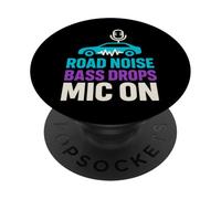Car Karaoke Singing In Car Road Trip Music Gift PopSockets Adhesive PopGrip