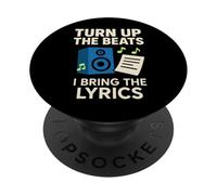 Car Karaoke Singing In Car Road Trip Music Gift PopSockets Adhesive PopGrip