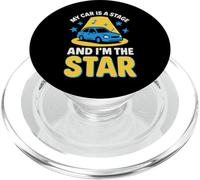 Car Karaoke Singing In Car Road Trip Music Gift PopSockets PopGrip for MagSafe