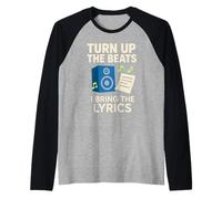 Car Karaoke Singing in Car Road Trip Music Gift Raglan Baseball Tee