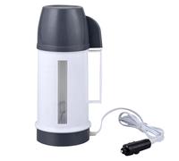 Car Kettle - 12v/24v, Portable Travel Tea Pot, Stainless Steel Water Boiler | Compact Auto Electric Kettle for Road Trip Camping Outdoor Commute Driving Heating