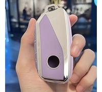 Car Key Case Cover for i7, G07 LCI, iX I20, For X1 U11, 7 Series G70, G09, For XM U06, G81, For - Protective Scratch-Resistant Shell for Keyless Entry(Purple)