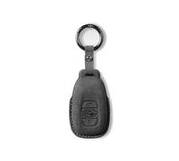 Car Key Case Cover Keychain For Subaru For BRZ XV SV For Forester For Legacy For Outback For Crosstrek For Impreza WRX For Ascent Auto Parts(A-black)