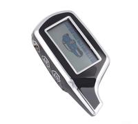 Car Key Case Cover, Pack, Minimalist Style, Full Protectsion Against Drops Shock Scratches, Glossy Lightweight Design, for A91/A61/B9/B91/B6/B61 Russian Two-Way LCD Remote(Silver edged Black)