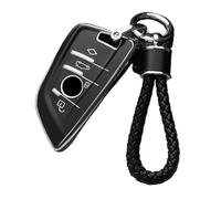Car Key Case Cover Shell Fob For 3 5 7 Series X1 X3 X4 X5 X6 F15 F16 F48 G30 G11 Car Key Fob(Black Set 1)