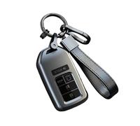 Car Key Case Cover Shell Fob Protector Keychain For Vezel For City For Civic For Jazz For BRV For BR-V For HRV(Gray 5 set)