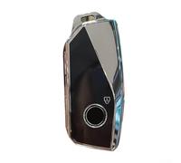 Car Key Case Cover Shell for i7, G07 LCI, iX I20, For X1 U11, 7 Series G70, G09, For XM U06, G81 Keyless Entry Compatible with Models(Black)
