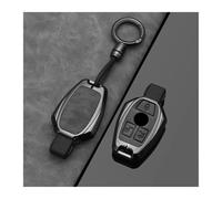 Car Key Case Cover Shell For Mercedes For Benz W204 W205 W212 W213 W176 W177 W219 A B C E S Class GLC CLA AMG(B Grey)