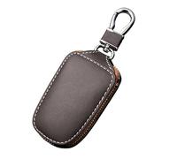 Car Key Case for LINCO Aviator(6seats without armrest) 2020-2023, Leather Auto Key Fob Cover Protector Holder Anti-Scratch Case Protective,Coffee