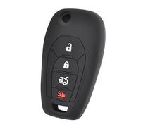 Car Key Case Holder For Chevrolet For Cruze Silicone Remote Flip Key Case Fob Shell Cover Skin Holder 4 Button 2016 2017 2018 2019