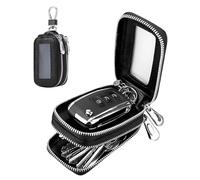 Car Key Chain Bag, Car Key Case, Car Smart Key Chain Coin Holder, Auto Remote Keyring Wallet, Car Key Holder, Transparent Key Fob Protector Holder Keyring, PU Leather Car Remote Key Bag For Coin
