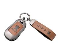 Car Key Chain Bag for Peugeot 307 Break 2002 2003 2004 2005 2006 2007 2008, Car Key Case, Key Fob Cover, Key Fob Protector, Anti Slip Protector, Car Key Cover, Car Key Storage Protector