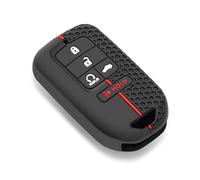 Car Key Cover 2/3/5/7 Buttons Silicone Car Key Case For Fit For Odessey For City For Jazz XRV For Venzel HRV CRV For Accord Key Cover PYPFQUMQGR(5 Buttons)
