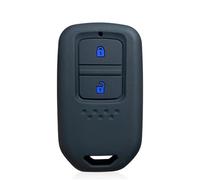 Car Key Cover Car Key Case For Fit GP5 For Shuttle Gp8 For JADE For VEZEL For City For Civic For Jazz BRV 2 Buttons Key Cover Silicone PYPFQUMQGR(Black with blue)