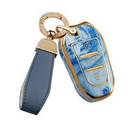 Car Key Cover Cases Keychain with 2 Button for Peugeot 208 3008 5008 fit for Citroen C1 C2 C3 C4 Grand Picasso Cactus，Flip Folding Key Shell Case Fob