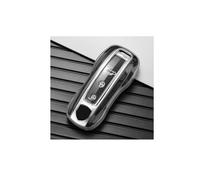 Car Key Cover Fit For Porsche For Cayenne For Panamera 911 992 Series 2017 2018 2019 2020 Transparent TPU Key Cover Case Skin Shell PYPFQUMQGR(Transparent)