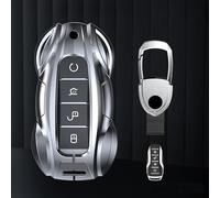 Car Key Cover for BYD ATTO 3 Atto 2 Song Pro Shark 6 Dolphin Mini Seal U 05 Sealion 07 EV, Soft 360 Degree All Round Package Car Key Fob Case Suitable Keyless Remote Protective Case Sleeve Holder