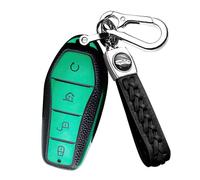 Car Key Cover for BYD Seal U DM-i Song Plus EV Sealion 7 Tang Atto 2/3 Dolphin Han Denza D9, Soft 360 Degree All Round Package Car Key Fob Case Suitable Keyless Remote Protective Case Sleeve Holder