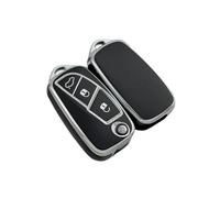 Car Key Cover For F&ord Ka For Fiat 500 500c 500L 500x Ducato For Grande Punto For Tipo Bravo For Stilo For Panda Lancia Musa Pop Abarth 595 Car Key Case Cover STRIVING BIRD(White cover,C)