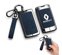 Car Key Cover for Renault, 4 Buttons Renault Key Car Case PU with Lanyard | Car Key Cover Compatible with Renault, for Clio, for Espace 5, for Talisman, for Megane, for Kadjar, for Captur, for Dacia