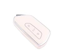 Car Key Cover For VW For Golf 8 MK8 ID.3 ID.4 For Cupra For Skoda For Octavia A8 For SEAT For Leon MK4 2020 2021 For Formentor For Tarraco TPU Car Key Case Cover PYPFQUMQGR(White)