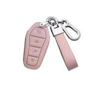 Car Key Cover Keyring Fit for BYD Atto 3 Dolphin Seal U-DM-i Sealion 7 6 Shark 6 Han EV Tang EV 600 DM Yuan Song Plus Pro MAX Qin Plus,Key Case Key Fob Accessories,Pink-B