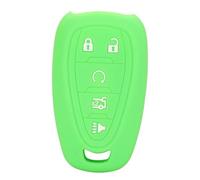 Car Key Cover Silicone Car For Smart Key Cover Case For Malibu Equinox Cruze Camaro 2016 2017 2018 2019 Accessories-green
