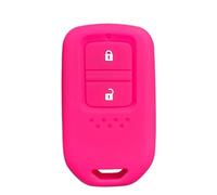 Car Key Cover Silicone Car Key Case Cover For Fit For Lucky For Vezel For City For Civic For Jazz For BRV HRV For Shuttle Gp8 Shell Holder Keychain PYPFQUMQGR(Rose)