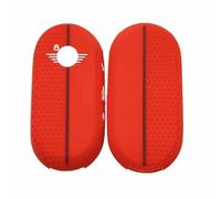 Car Key Cover Silicone Car Key Case For BMW For MINI F65 F66 F67 U25 2023-25+ 4 Button For Smart Remote Key Shell Cover Fob 2 Pcs/lot-Red 2 pcs