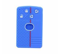 Car Key Cover Silicone Car Key Cover Case For Mazda 3 5 6 CX7 CX9 RX8 Miata MX5 8 M8 MPV For Smart Holder Protection Keychain Accessory-4 button dark blue