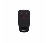 Car Key Cover Silicone Rubber 3 Button Car Key Cover Case For 2016 2017 2018 A4 B9 Q7 4m TT 8S For Smart Key In Black Car-styling-blackwithredbutton