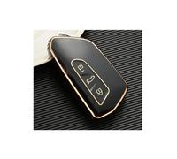 Car Key Cover TPU Car Key Case Cover Shell Fob For VW For Golf 8 MK8 ID-4 ID-6 For Skoda For Octavia A8 For Seat For Leon FR MK4 For Cupra PYPFQUMQGR(Black)