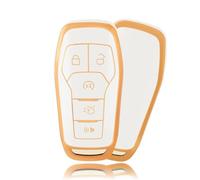 Car Key Cover TPU Key Cover Case For For Fusion For Mondeo For Mustang F-150 For Edge 2015 2016 2017 2018 Car Styling Key Protection Keychain Key Shell(B)