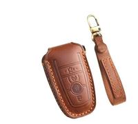 car key fob case Car Key Fob Case Cover Bag For For Bronco Ecosport For Edge Escape(Brown)