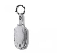 car key fob case Case for Car for Tesla for Model for X for S Car Key Case Auto Accessories Remote Keychain Suede Buttons Shell Protector(Gray style S)