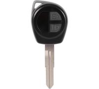 Car Key Fob Cover, 2 Button Remote Key Shell Case for SUZUKI Vitara Swift Ignis SX4, Replacement Keyless Entry Fob Housing, Easy to Fit Aftermarket Spare Part, Black