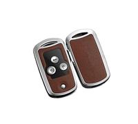 Car Key Fob Cover Alloy Car Flip Key Case Cover Shell Fob For Civic For Accord For Jazz CRV HRV CRZ For Acura TL TSX ZDX RSX 2 3 Button Accessories Key Shell(Silver Brown)