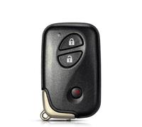 Car Key Fob Cover Case Shell For LEXUS For IS250 ES350 GS350 LS460 GS For Smart Key 2/3/4 Buttons Remote Car Key Case Fob Entry Shell Blank Car Key Shell Case(2)