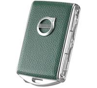 Car Key Fob Cover for Volvo XC90, XC60, XC40, S60, S90, V90, Zinc Alloy Frame Leather Surface