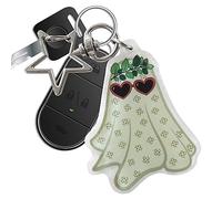 Car Key Fob,Ghost Car Key Ring | Acrylic for Valentines Girlfriend Bag Accessories