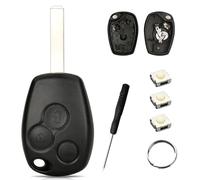 Car Key Fob Key Case Shell Replacement 3 Buttons for Renault Dacia