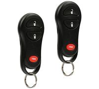 Car Key Fob Keyless Entry Remote fits Dodge 1999-2002 Ram / 1999-2000 Dakota / 1999-2000 Durango (GQ43VT9T, 56045497), Set of 2