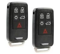 Car Key Fob Keyless Entry Smart Remote fits Volvo S60 S80 V60 V70 XC60 XC70 (KR55WK49264), Set of 2