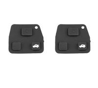 Car Key Fob Silicone 3 Button Rubber Pad Car Key Shell Case Replacement For Toyota For Avensis For Yaris For Carina For Corolla For Prado OUSDUO(2PCS)