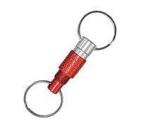 Car Key Holder - Quick Release Keyring, Quick Release Keychain, Secure Carabiner Keys Ring, Compact Lightweight Keyring, Hiking Travel Running Camping Outdoor Key Organizer Accessory