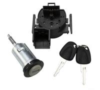 Car Key Lock Cylinder Switch Assembly, Compatible for Vauxhall-Opel Astra-Corsa-Meriva-Tigra-Combo Models, Direct Replacement Part Kit