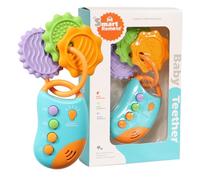 Car Key Musical Toy - Simulation Remote Key with Sound Effects and Flashing Lights | Toddler Sensory Toy for Educational Play, Baby Learning Keys for Development, Interactive Birthday Gift, Present